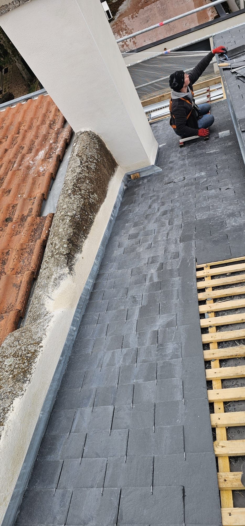 Toiture-terrasse et étanchéité, chantier mené par Toiture Charpente